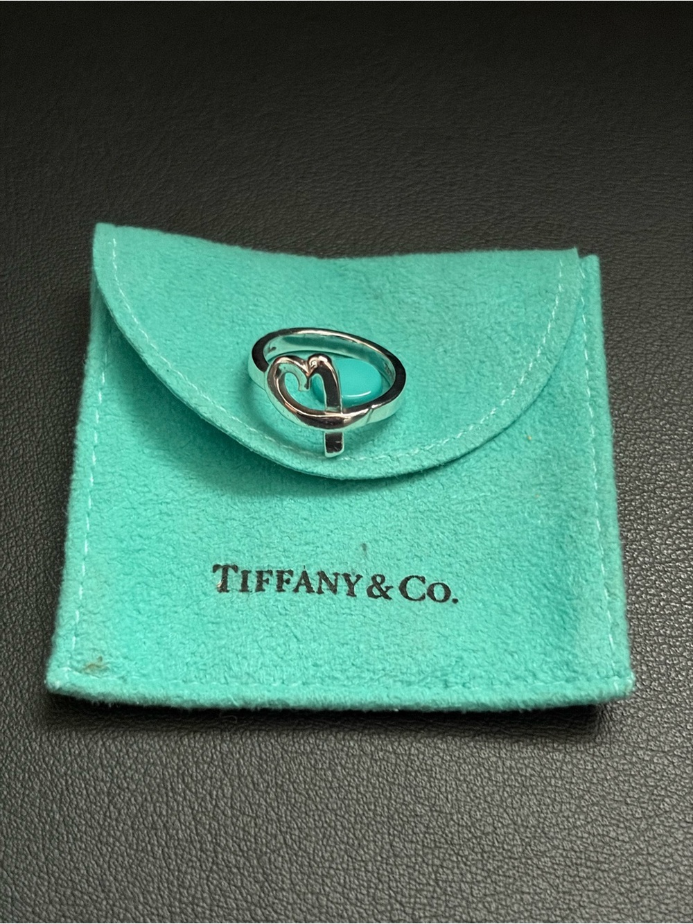 Tiffany & Co. Sterling Silver Paloma Picasso Loving Heart Ring